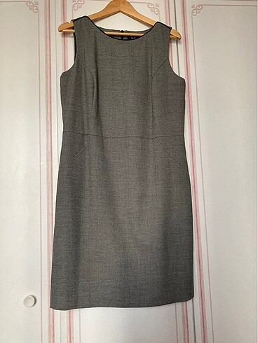 NaraMaxx Kadın Petek Dokulu Gri Elbise-40 (Etiketi yok ama hiç k