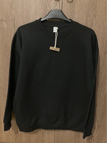 m Beden Erkek Siyah Sweatshirt-M