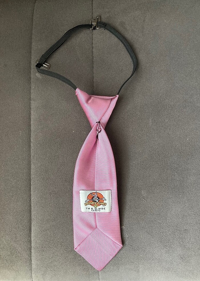 Lisanslı Pembe Erkek Çocuk Kravatı 24 cm - Görsel 4