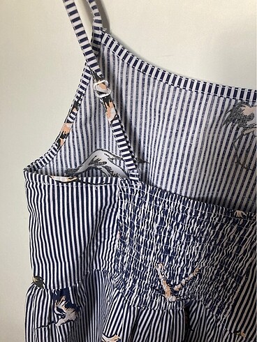 Çikoby Çizgili Kız Çocuk Lacivert Bluz-10/11 yaş - Görsel 6