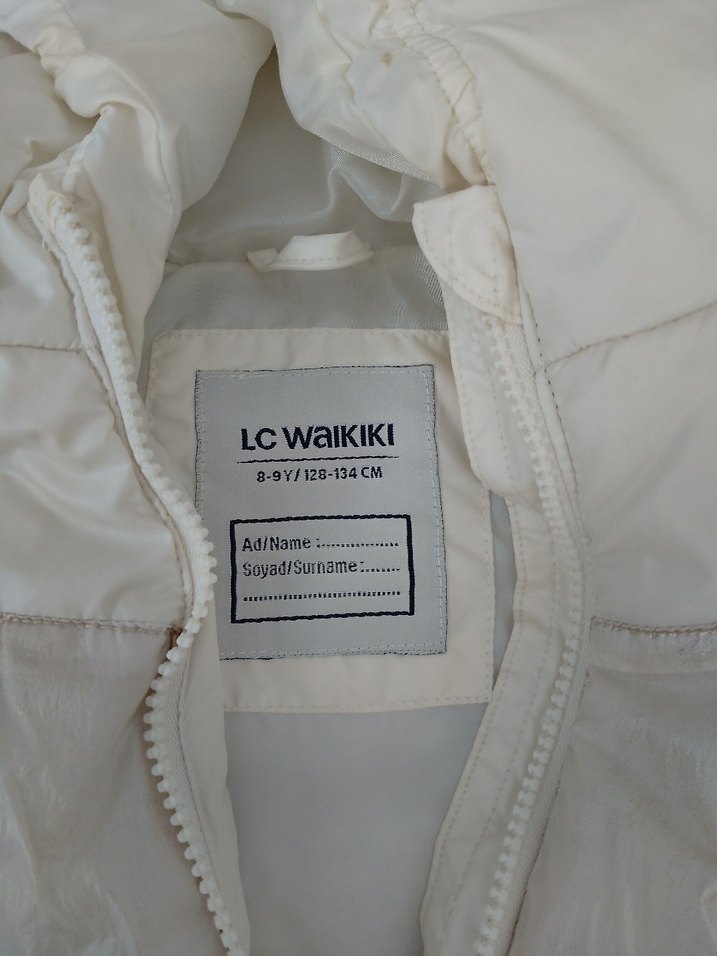 Kız Çocuk Kapüşonlu Fermuarlı Yelek - Görsel 3