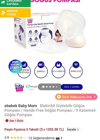 Şarjlı süt sağma makinesi - Görsel 3