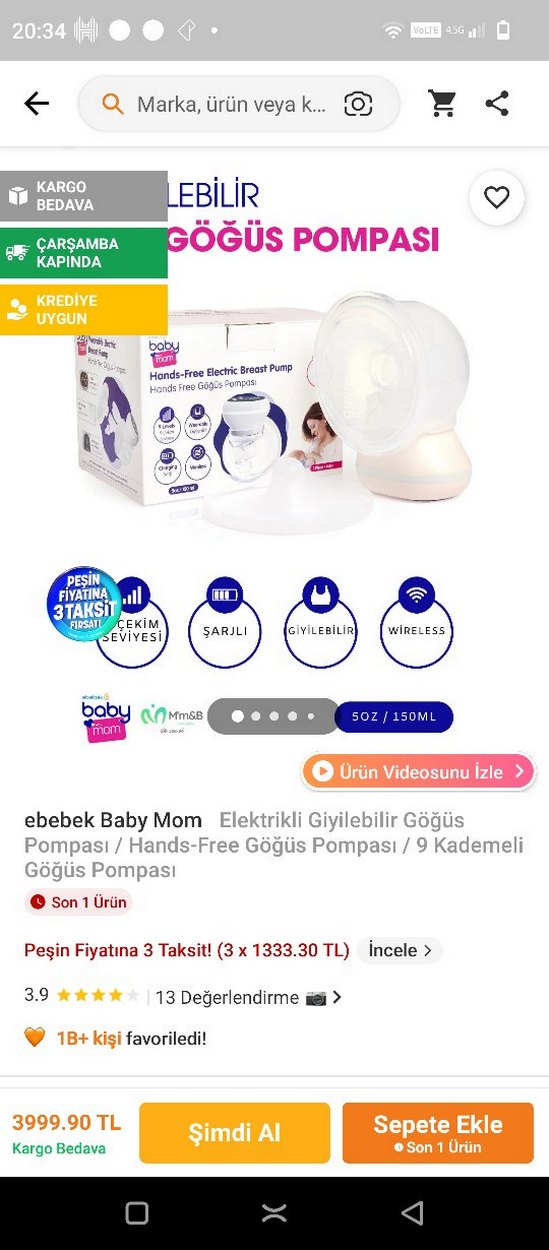 Şarjlı süt sağma makinesi - Görsel 3