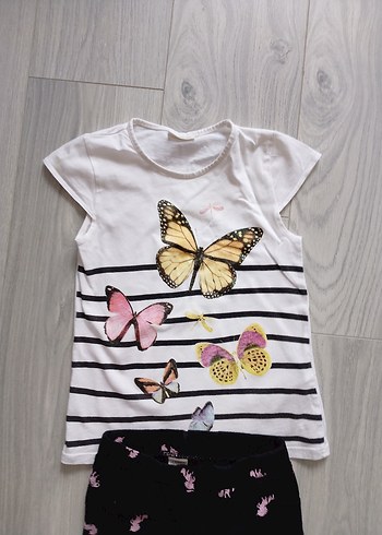 Kız Çocuk Düğmeli Dar Kesim Tayt - Görsel 4