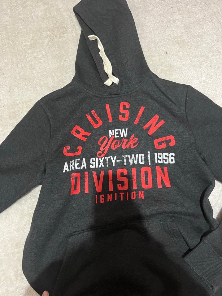 Siyah Kapüşonlu Kadın Sweatshirt - Görsel 2