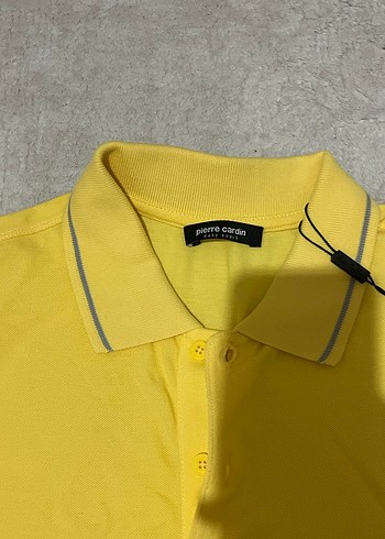 Sarı Erkek Polo Yaka Kısa Kollu Tişört - Görsel 2