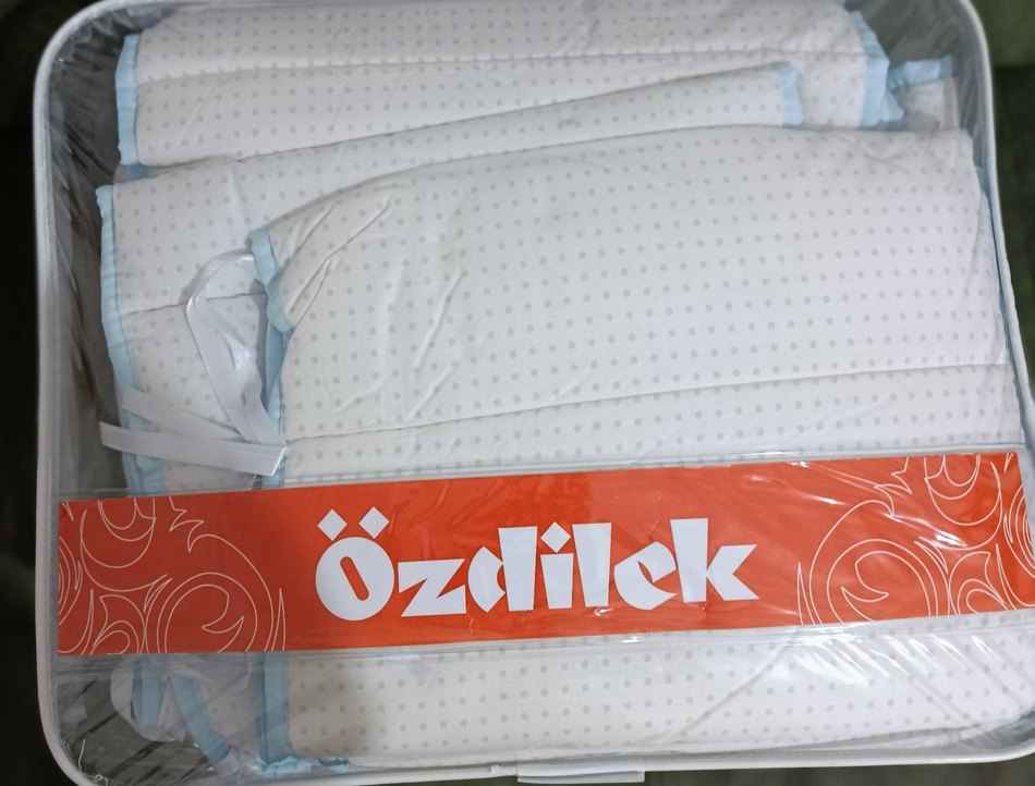 Bebek Uyku Seti Pamuklu Baskılı Beyaz - Görsel 4