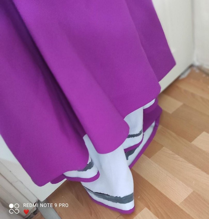 Dantel Detaylı Straplez Uzun Abiye Elbise - Görsel 3