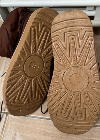 Ugg Kahverengi Kürklü Kadın Dolgu Topuk Bot