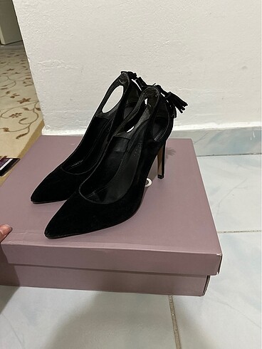 38 Beden Süet stiletto