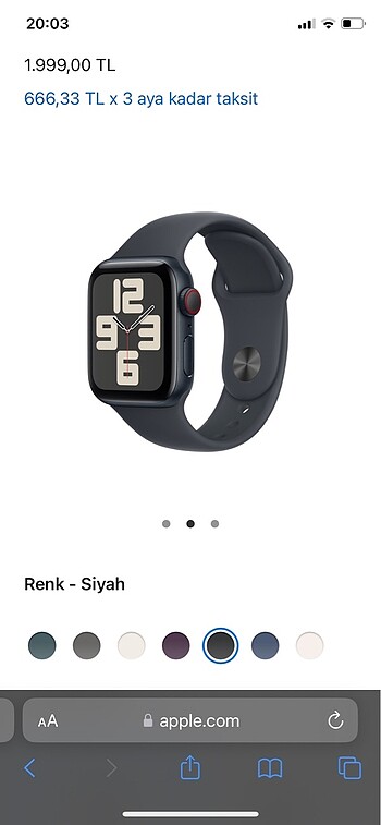 Apple Watch Spor Kordon