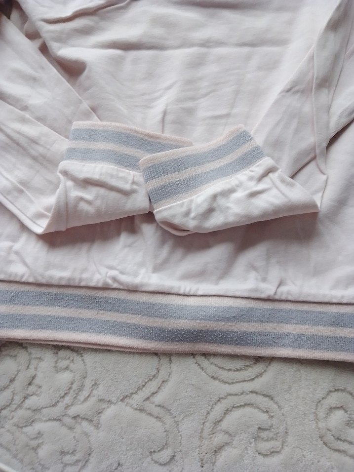 Kız Çocuk Pembe Pamuklu Fırfırlı Sweatshirt - Görsel 3