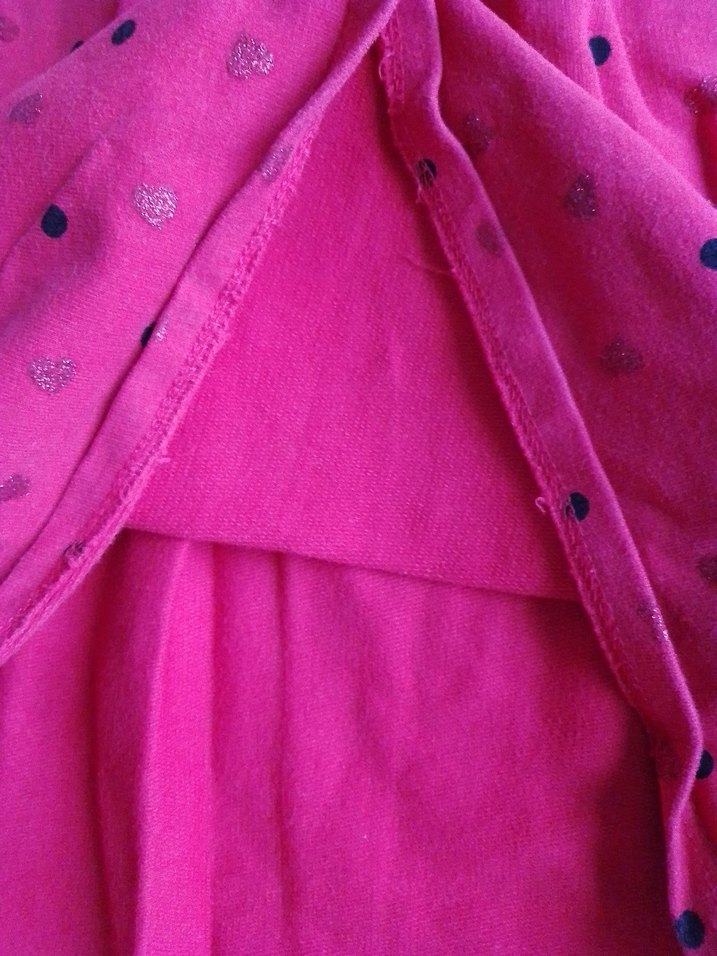 Kız Çocuk Kırmızı Uzun Kollu Elbise - Görsel 3