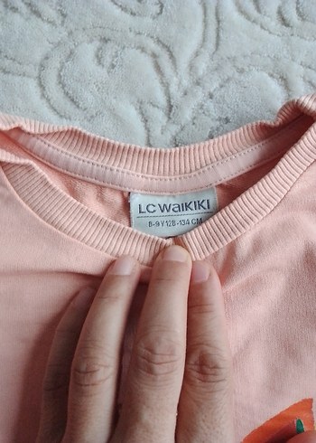 Kız Çocuk Pembe Baskılı Sweatshirt - Görsel 2