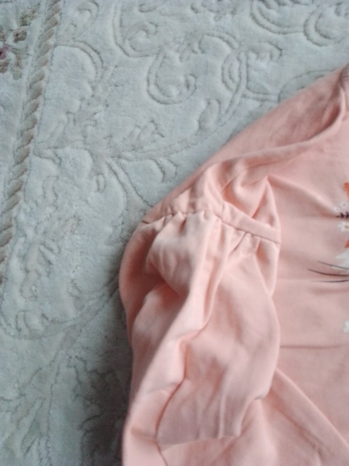 Kız Çocuk Pembe Baskılı Sweatshirt - Görsel 3