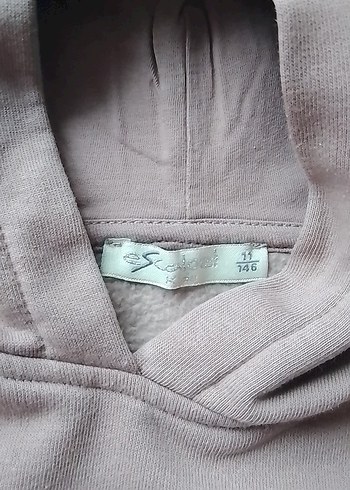 Baskılı Pastel Renkli kız çocuk sweatshirt - Görsel 2