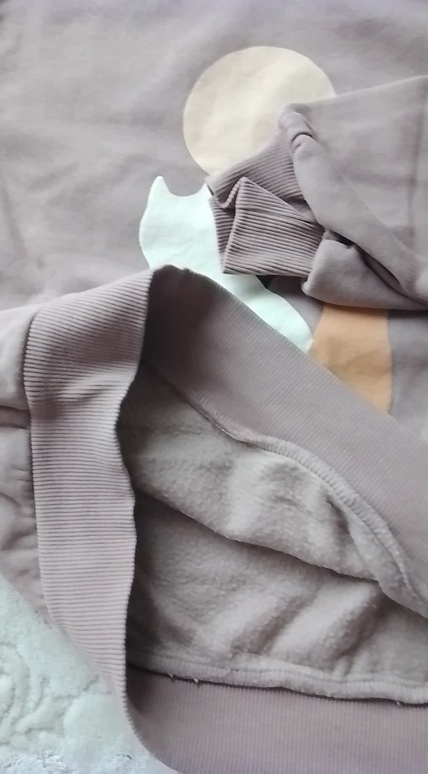 Baskılı Pastel Renkli kız çocuk sweatshirt - Görsel 4