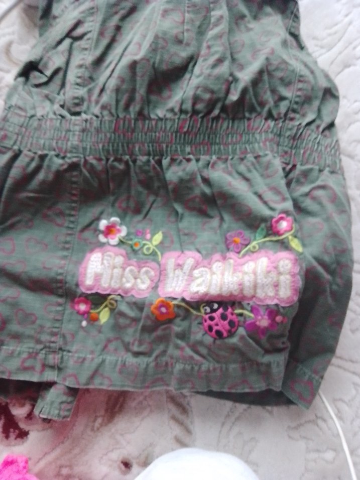 Gri Düğmeli Kız Çocuk Kapüşonlu Ceket - Görsel 5