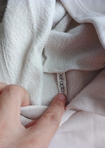 Hooded Beyaz çocuk Sweatshirt - Görsel 2