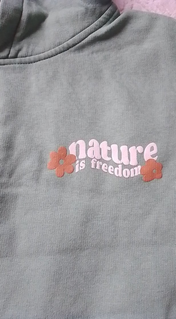 Yeşil Kapüşonlu Düğmeli cocuk Sweatshirt - Görsel 2