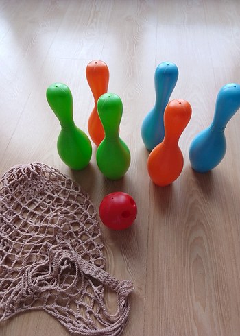 Renkli Bowling Oyuncak Seti - Görsel 3