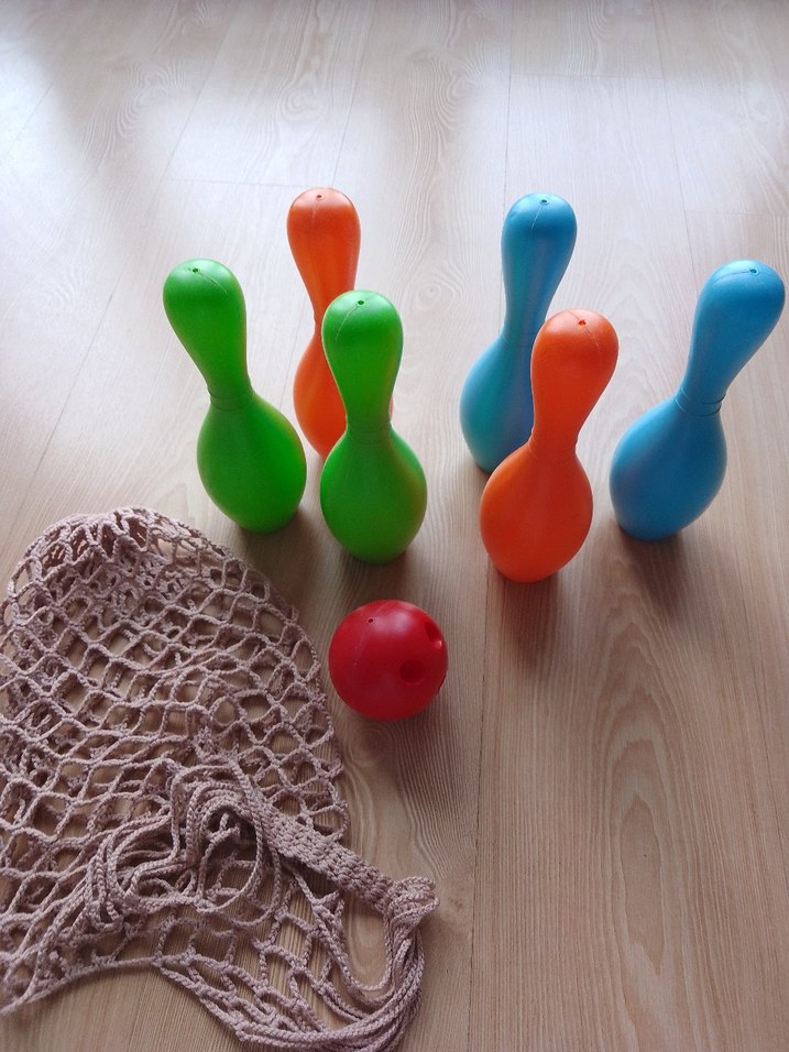 Renkli Bowling Oyuncak Seti - Görsel 3