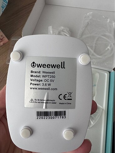  Beden Weewell elektrikli süt pompası