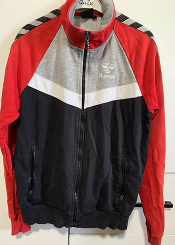 Erkek Çocuk Kırmızı Fermuarlı Sweatshirt - Görsel 2