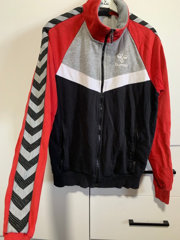 Erkek Çocuk Kırmızı Fermuarlı Sweatshirt - Görsel 3