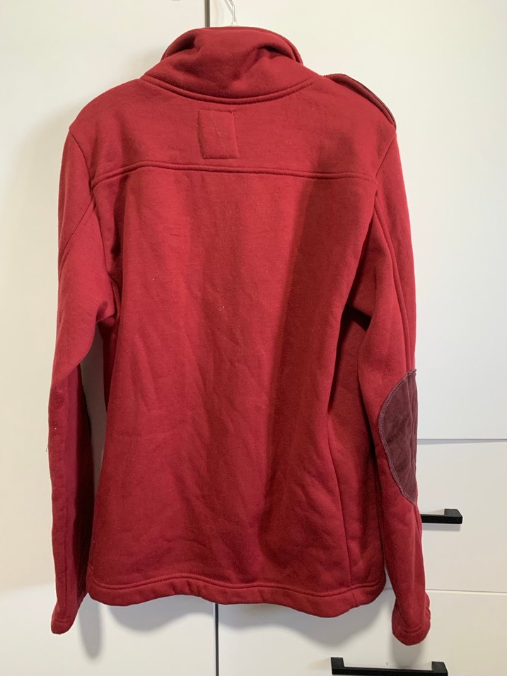 Bordo Fermuarlı Kadın Midi Ceket - Görsel 3