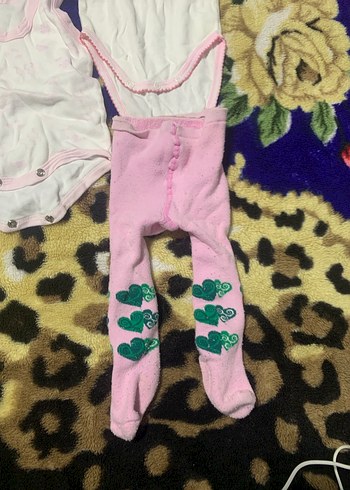 Dantel Detaylı Pembe Askısız Bebek Body - Görsel 5