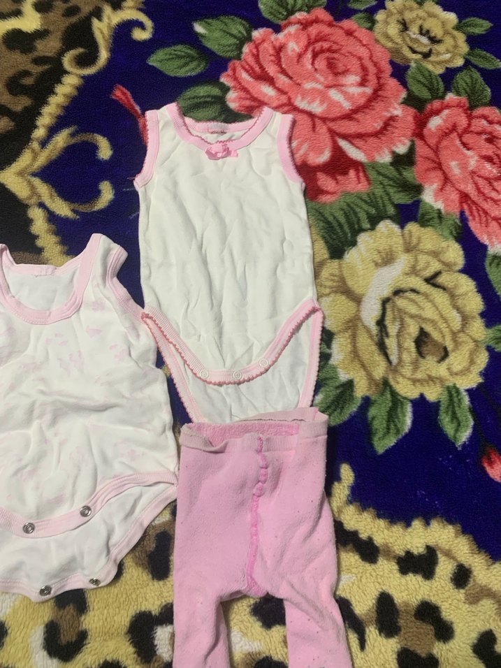 Dantel Detaylı Pembe Askısız Bebek Body - Görsel 4