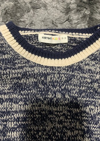 Gri Örgü Kadın Triko Kazak - Görsel 3