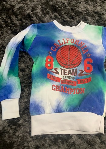 Erkek Çocuk Renkli Batik Sweatshirt - Görsel 2