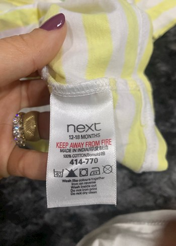 Kız Çocuk Renkli Baskılı Kısa Kollu Tişört - Görsel 5