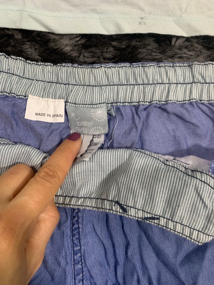 Kız Çocuk Mavi Baskılı Tişört ve Denim Şort - Görsel 5