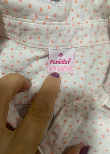 Kız Çocuk Beyaz Pamuklu Gömlek - Görsel 8