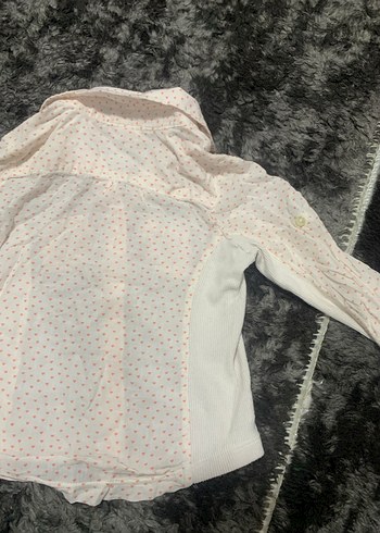 Kız Çocuk Beyaz Pamuklu Gömlek - Görsel 5