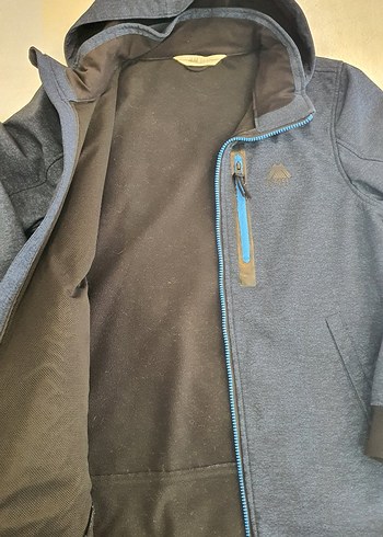 H&M Erkek Çocuk Gri Fermuarlı Kapüşonlu Ceket