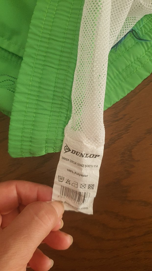 11 yaş için,Yeşil Erkek çocuk Şort Mayo - Görsel 4