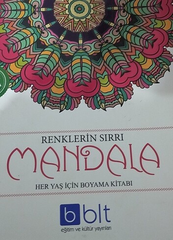 Mandala boyama kitabı 