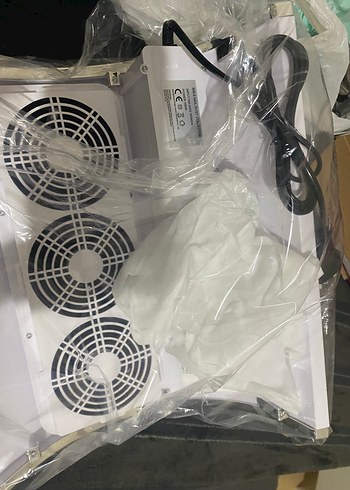 858-5 Gri Beyaz Tırnak Toz Toplayıcı - Görsel 3