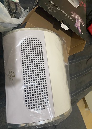 858-5 Gri Beyaz Tırnak Toz Toplayıcı - Görsel 2