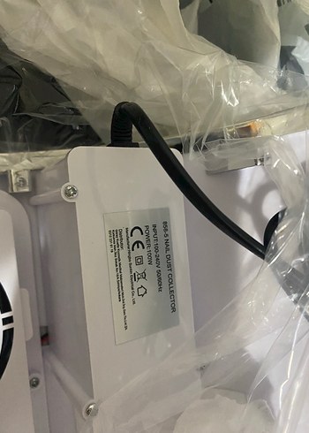 858-5 Gri Beyaz Tırnak Toz Toplayıcı - Görsel 4