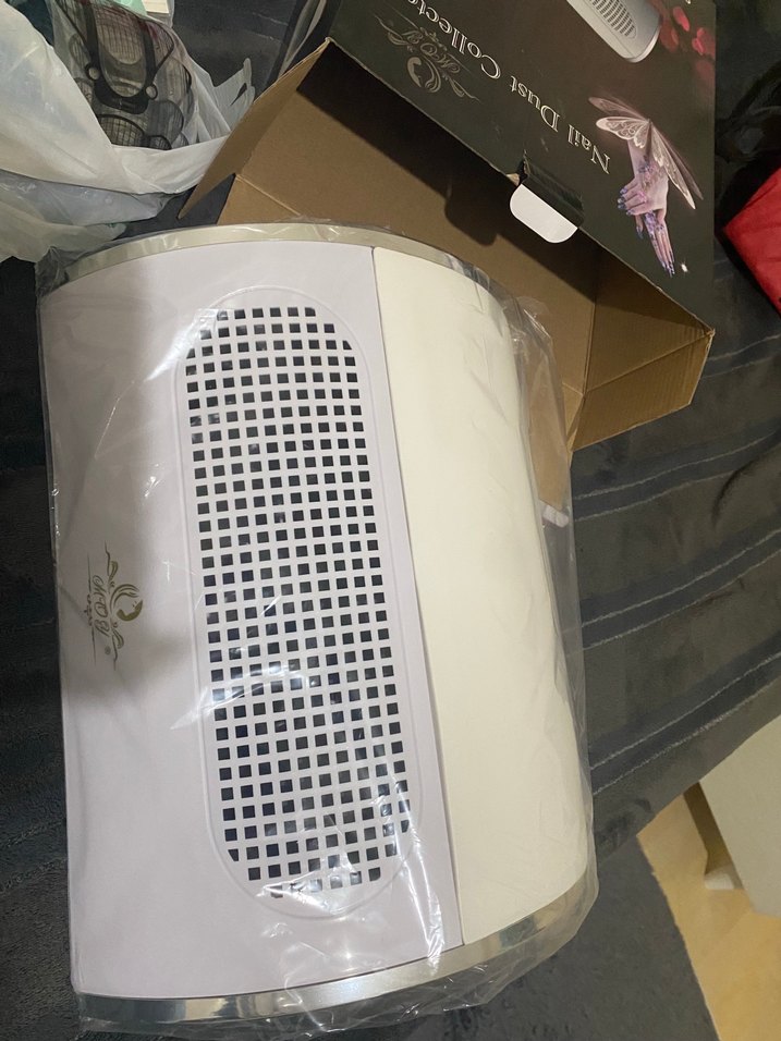 858-5 Gri Beyaz Tırnak Toz Toplayıcı - Görsel 2