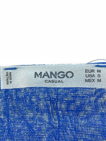 m Beden mavi Renk Mango Bluz %70 İndirimli.