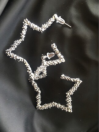 Yıldızlı cuff küpe