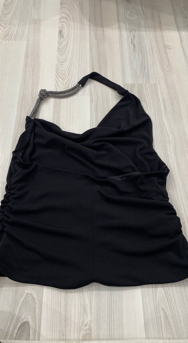 Zara boyundan geçmeli bluz - Görsel 4