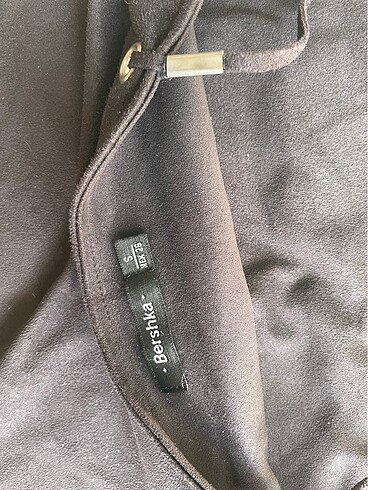 s Beden Bershka Süet Askılı Bluz