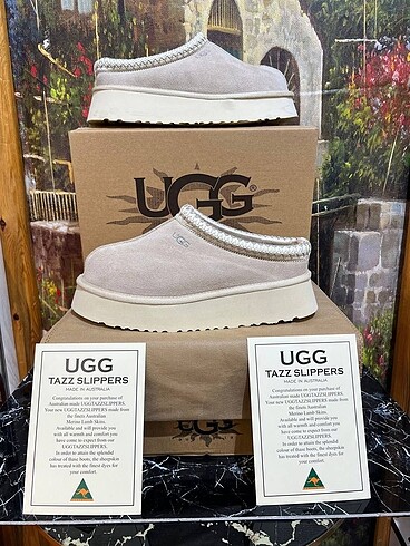 39 Beden ten rengi Renk UGG Tazz Orjinal Deri ORJİNAL Kürk